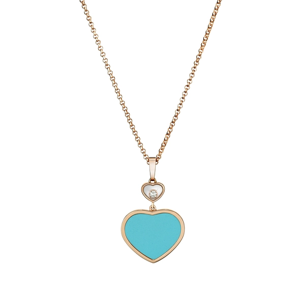 Золотой кулон Chopard Счастливые сердца 797482-5401