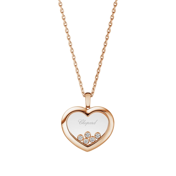 Золотой кулон Chopard Happy Diamonds 79A039-5001