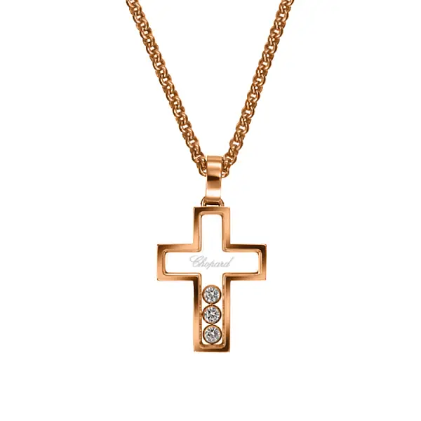 Золотой кулон Chopard Happy Diamonds 794009-5001