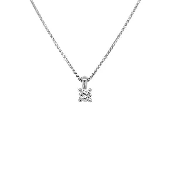 Золотая подвеска с бриллиантами