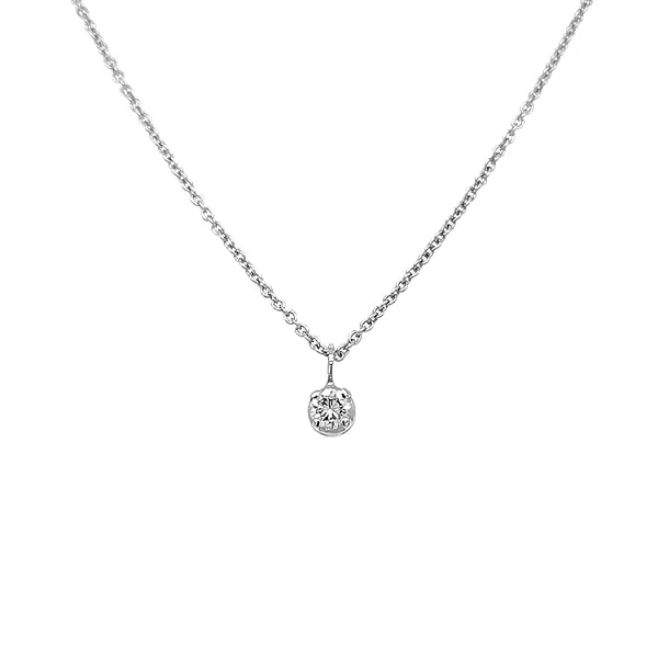 Золотая подвеска с бриллиантом