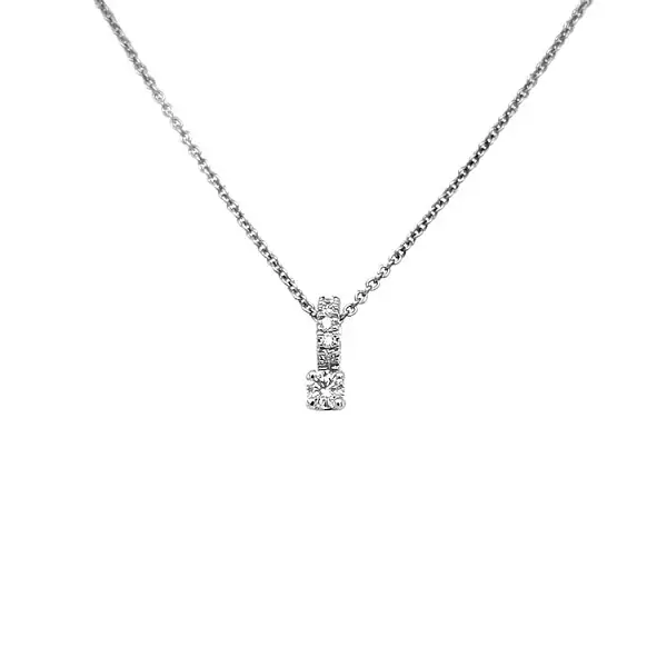 Золотая подвеска с бриллиантами