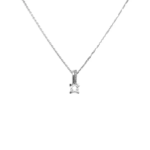 Золотая подвеска с бриллиантами