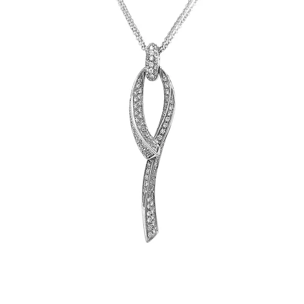 Золотая подвеска с бриллиантами