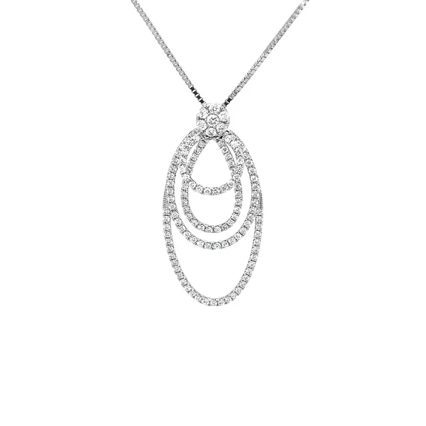 Золотая подвеска с бриллиантами