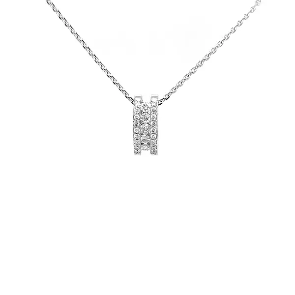 Золотая подвеска с бриллиантами