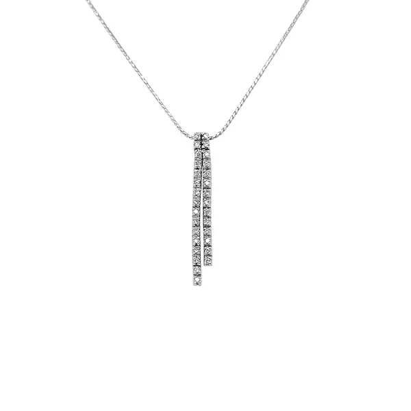 Золотая подвеска с бриллиантами