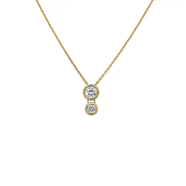 Золотая подвеска с бриллиантами