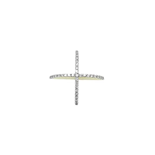 Золотая подвеска с бриллиантами