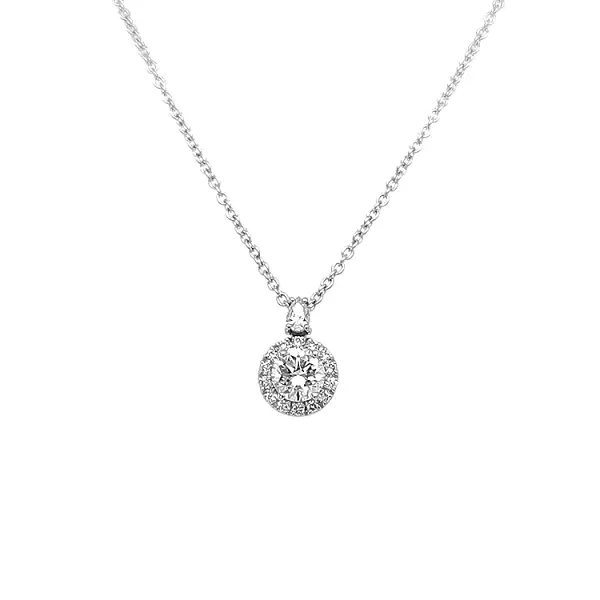 Золотая подвеска с бриллиантами