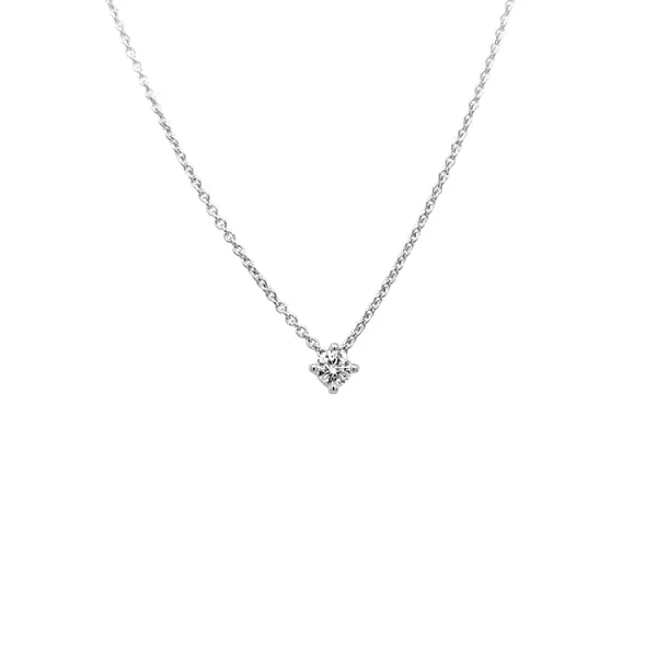 Золотая подвеска с бриллиантом