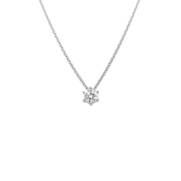 Золотая подвеска с бриллиантом