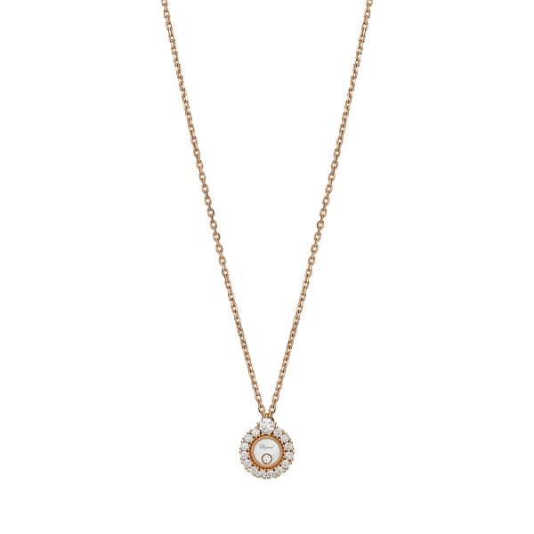 Золотой кулон Chopard Happy Diamonds 799466-5701