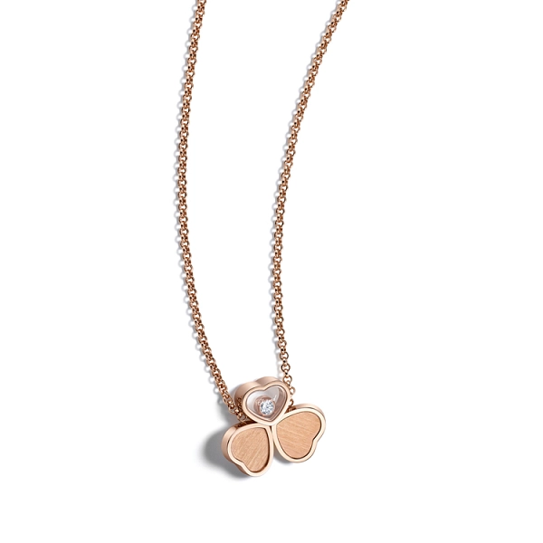 Золотой кулон Chopard Счастливые сердца 81A083-5711