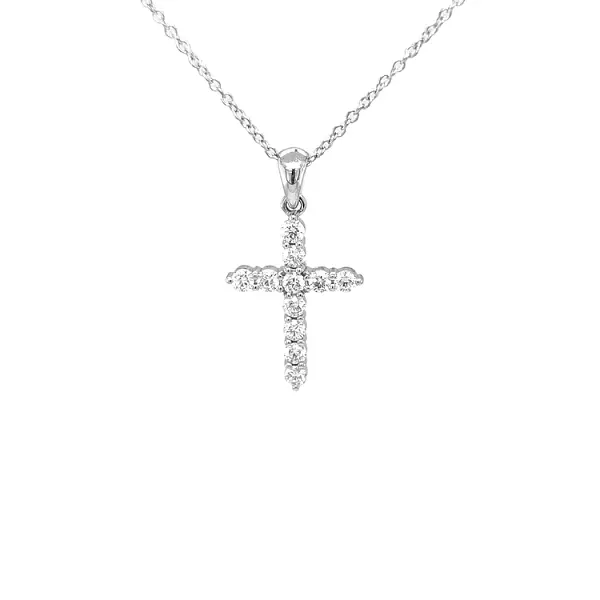 Золотой крест с бриллиантами