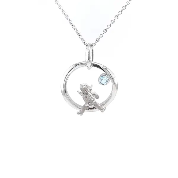 Золотая подвеска Carrera y Carrera Мой ангел с топазом