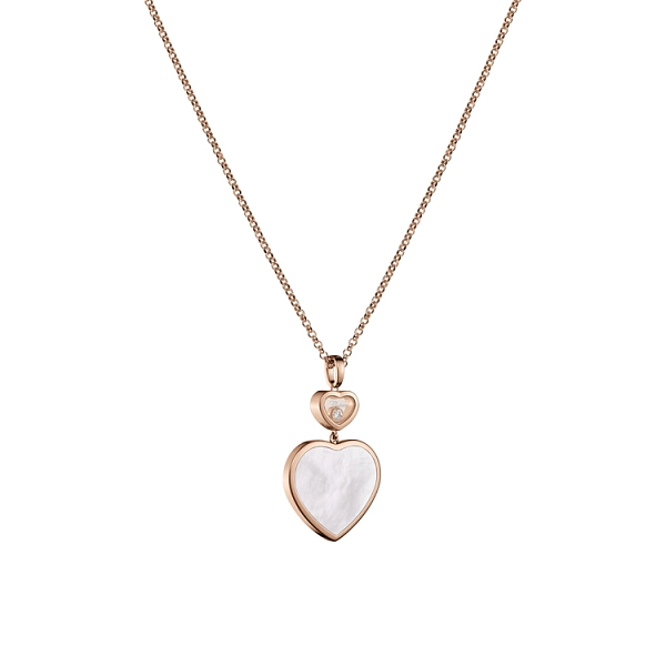 Золотой кулон Chopard Счастливые сердца 79A075-5301