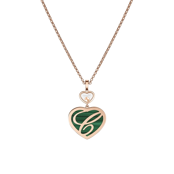 Золотой кулон Chopard Счастливые сердца 79A075-5151