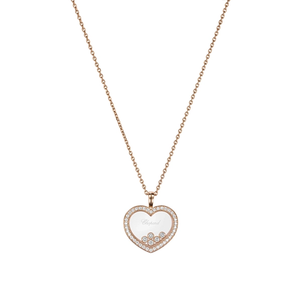 Золотой кулон Chopard Happy Diamonds 79A039-5201