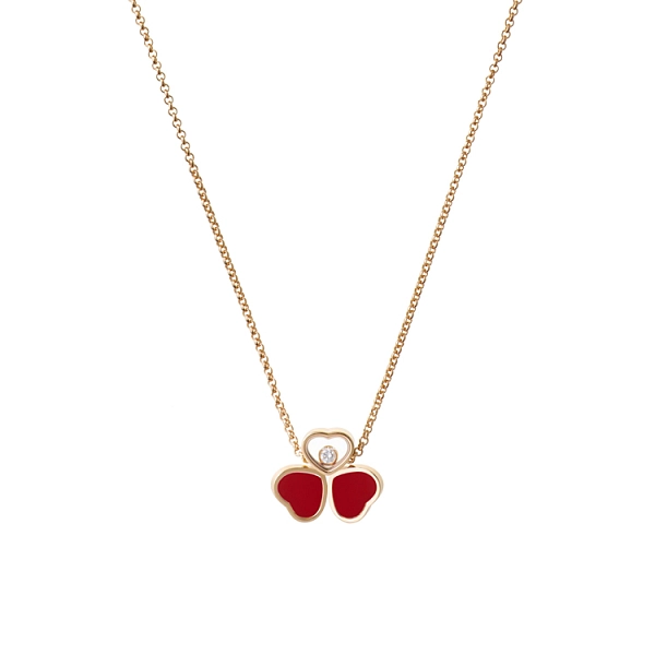 Золотое колье Chopard Happy Hearts 81A083-5811