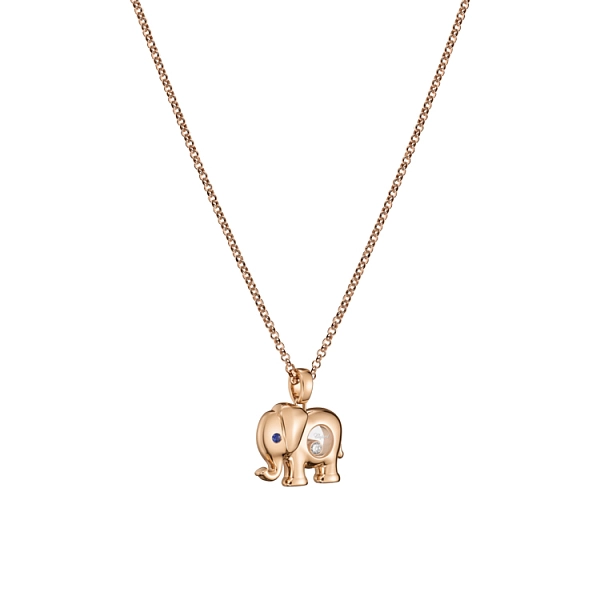 Золотой кулон Chopard Happy Diamonds Elephant 79A189-5001