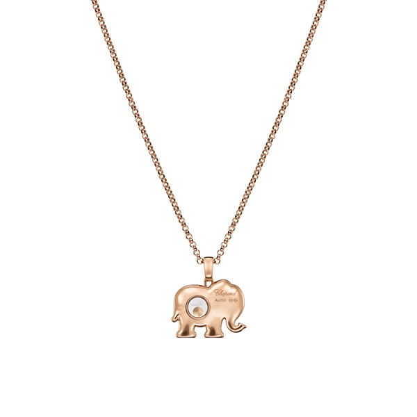 Золотой кулон Chopard Happy Diamonds Elephant 79A189-5001