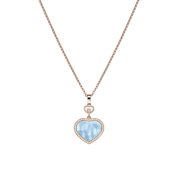 Золотой кулон Chopard Счастливые сердца 79A074-5340
