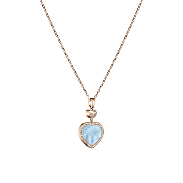 Золотой кулон Chopard Счастливые сердца 79A074-5340