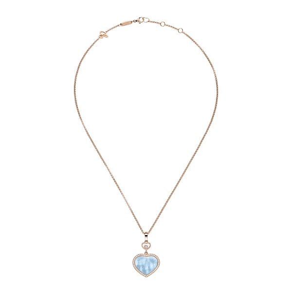 Золотой кулон Chopard Счастливые сердца 79A074-5340