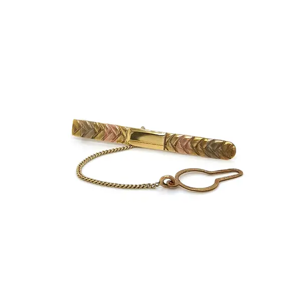 Золотая пряжка для галстука