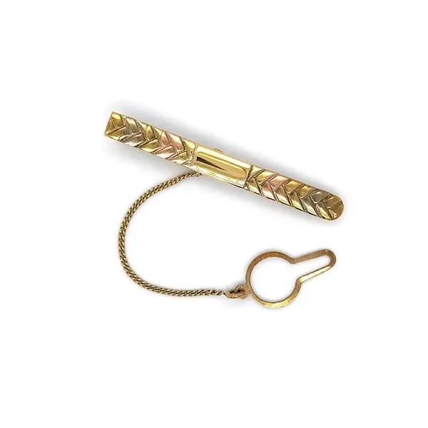 Золотая пряжка для галстука