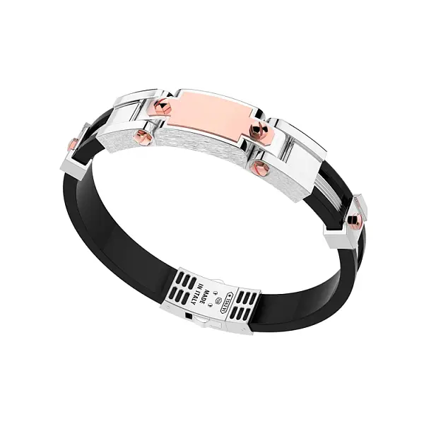 Золотой мужской браслет Zancan EB625BR