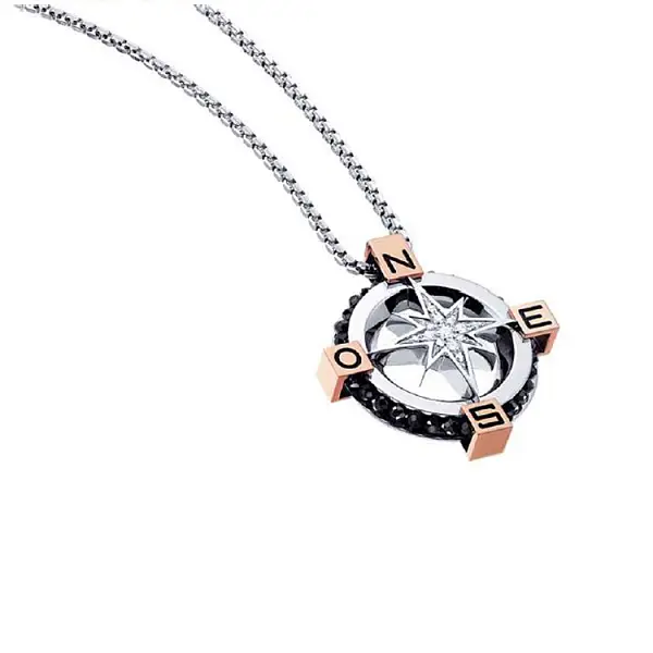 Золотая подвеска Zancan Black Magic EC245RB60