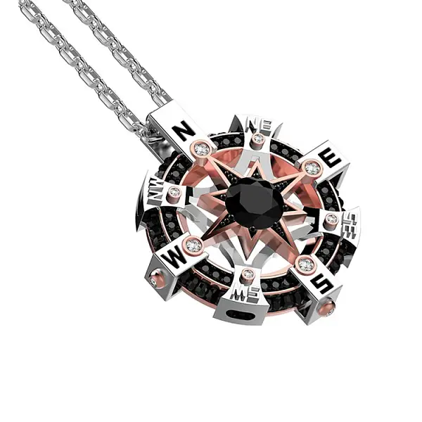 Золотая подвеска Zancan EC616BR60