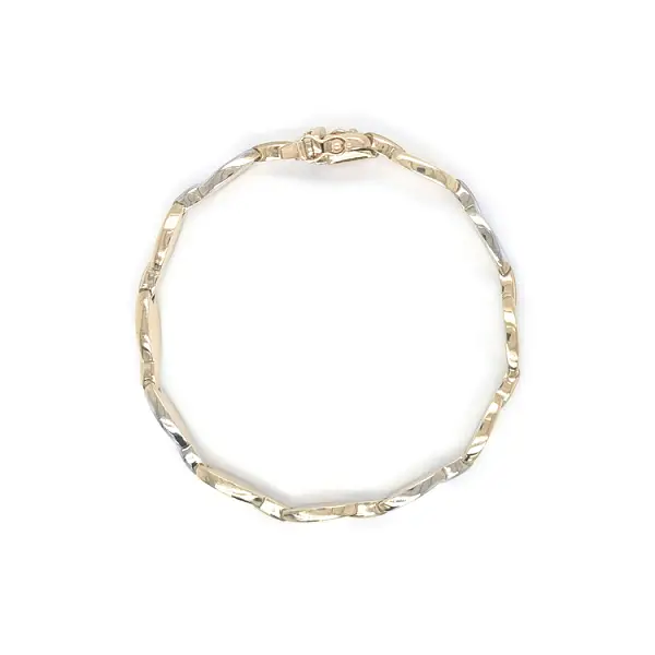 Женский браслет из комбинированного золота