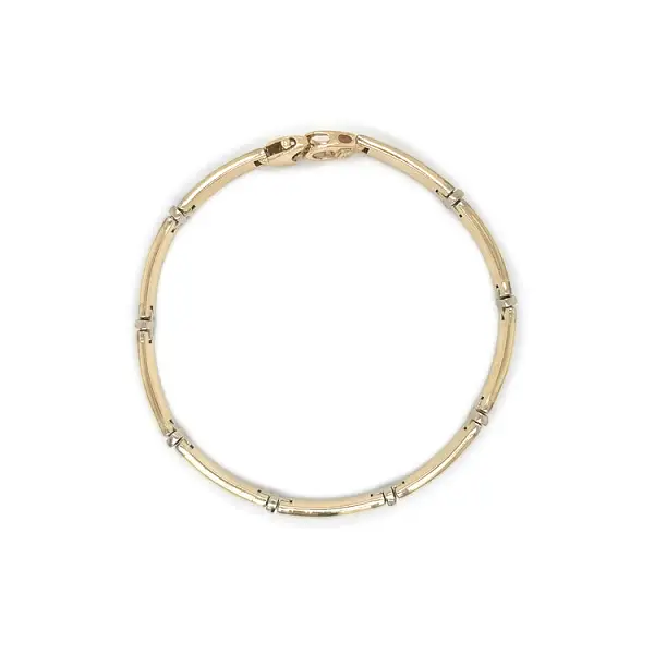 Золотой мужской браслет