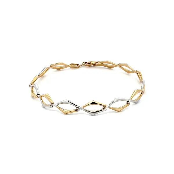 Золотой женский браслет из комбинированного золота