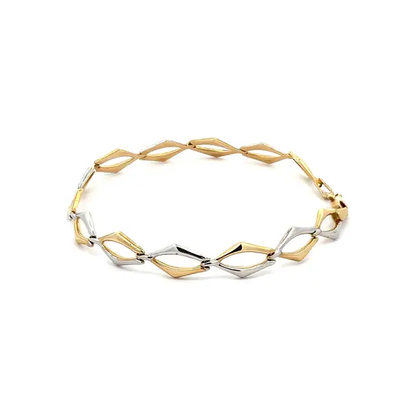 Золотой женский браслет из комбинированного золота