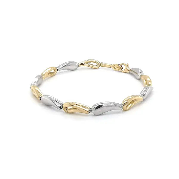 Женский браслет из комбинированного золота