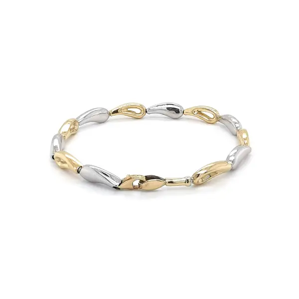 Женский браслет из комбинированного золота