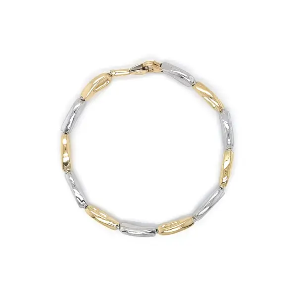 Женский браслет из комбинированного золота