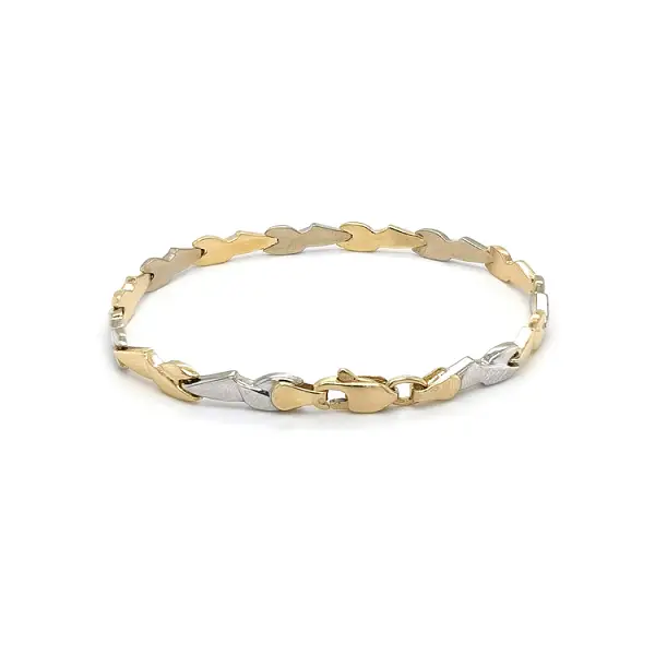 Женский браслет из комбинированного золота