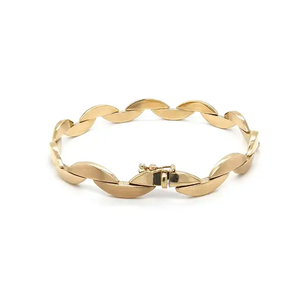 Золотой женский браслет