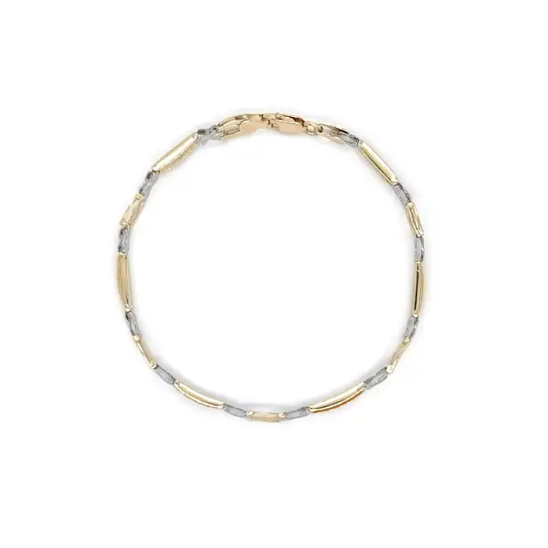 Золотой женский браслет из комбинированного золота