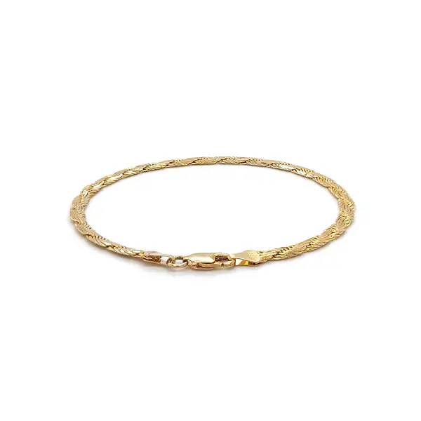 Золотой женский браслет