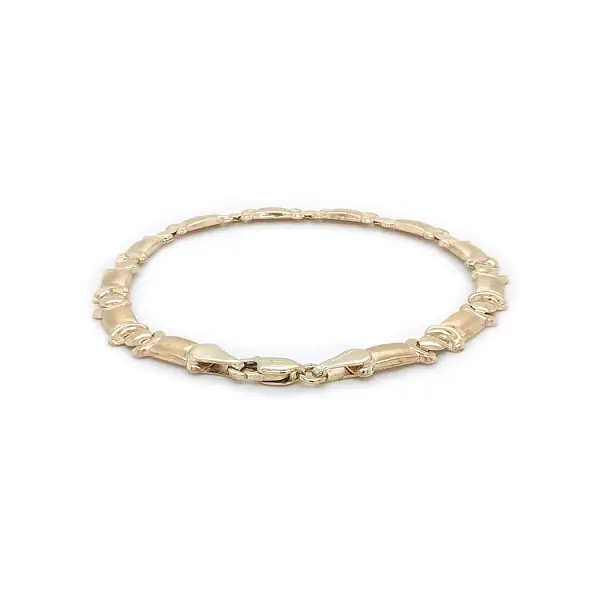 Золотой женский браслет