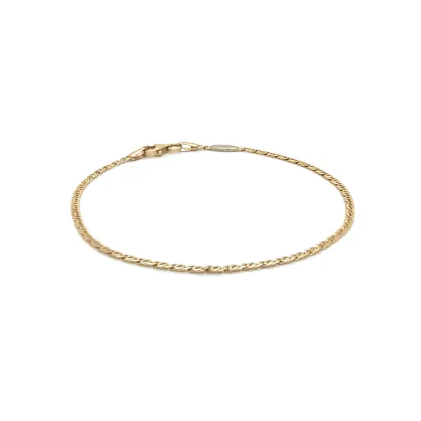 Золотой браслет-улитка