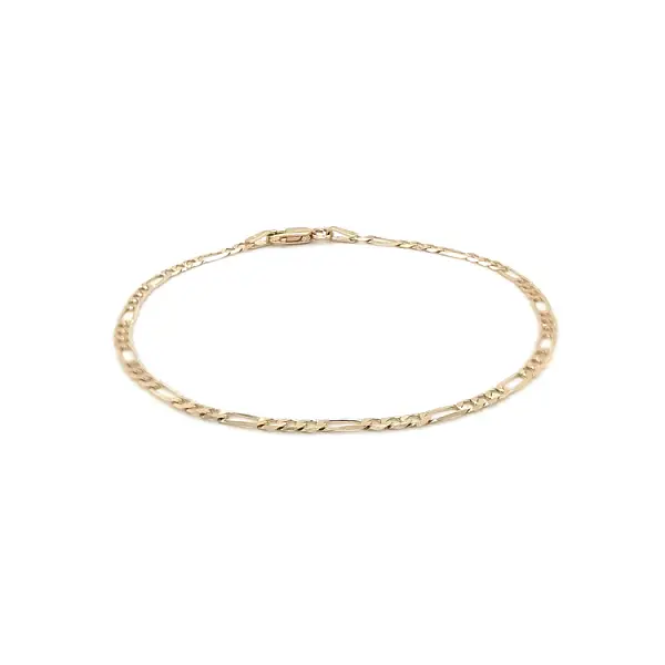 Золотой браслет Фигаро