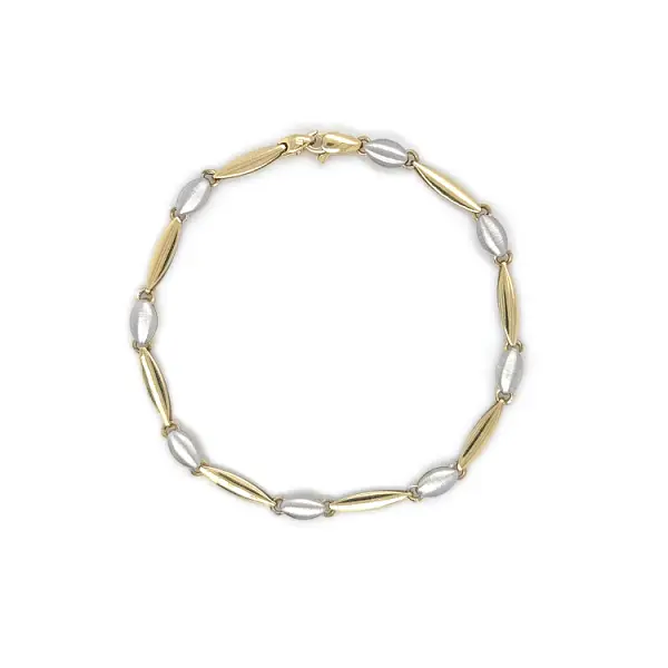 Золотой женский браслет из комбинированного золота