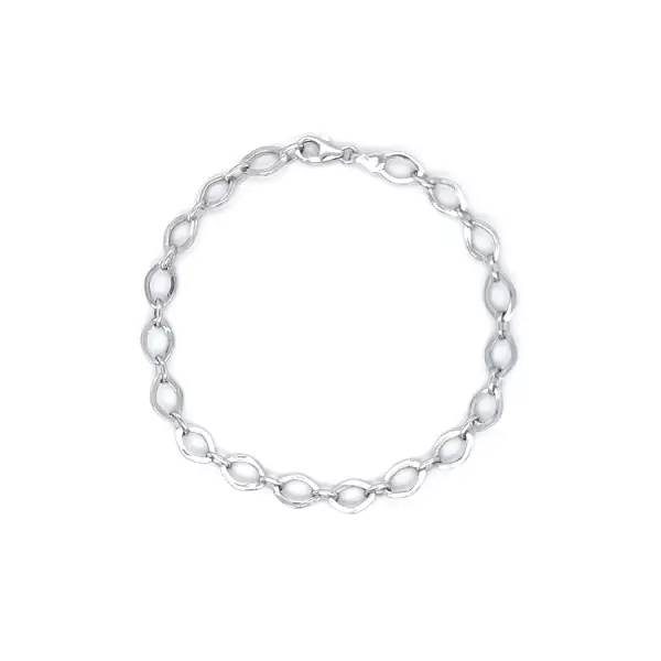 Женский браслет из белого золота